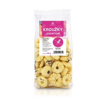 ALLNATURE Kroužky jogurtové 80 g ALLNATURE Kroužky jogurtové 80 g