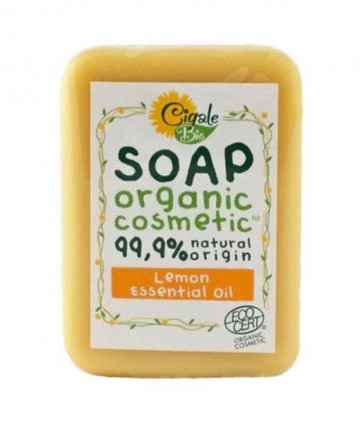 CIGALE BIO Mýdlo s citronovým esenciálním olejem 100g CIGALE BIO Mýdlo s citronovým esenciálním olejem 100g