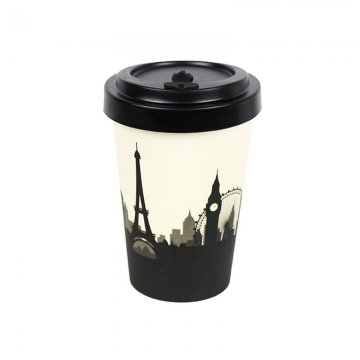 Woodway - opakovaně použitelný kelímek z bambusu na kávu s sebou Cosmo 400 ml Woodway - opakovaně použitelný kelímek z bambusu na kávu s sebou Cosmo 400 ml