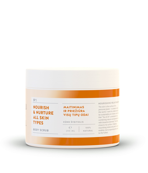 YOU & OIL Pěstící tělový peeling 200ml YOU & OIL Pěstící tělový peeling 200ml