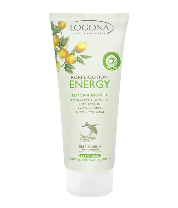 LOGONA Energy Tělové mléko Citron & Zázvor 200ml LOGONA Energy Tělové mléko Citron & Zázvor 200ml