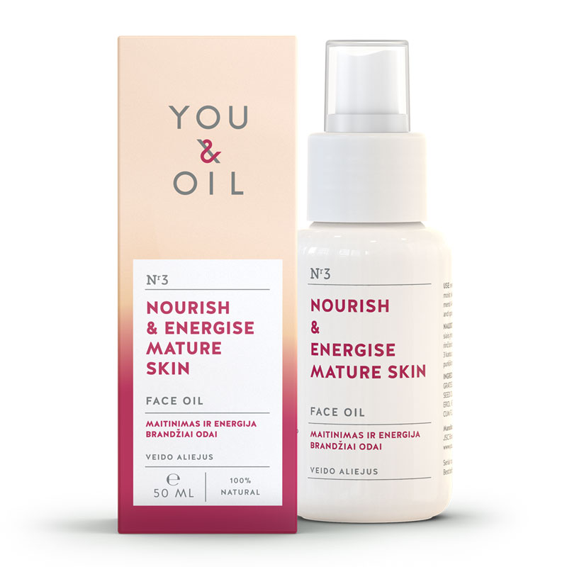 YOU & OIL Pleťový olej Energie pro zralou pleť 50ml YOU & OIL Pleťový olej Energie pro zralou pleť 50ml