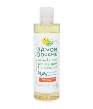 CIGALE BIO Sprchový gel s pomerančovým esenciálním olejem 250ml CIGALE BIO Sprchový gel s pomerančovým esenciálním olejem 250ml